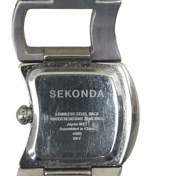 Seksy Sekonda Watch Women Swarovski Crystal & Black Mother Of Pearl Face N2 - Picture 8 of 8